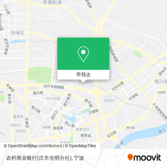 农村商业银行(庄市光明分社)地图