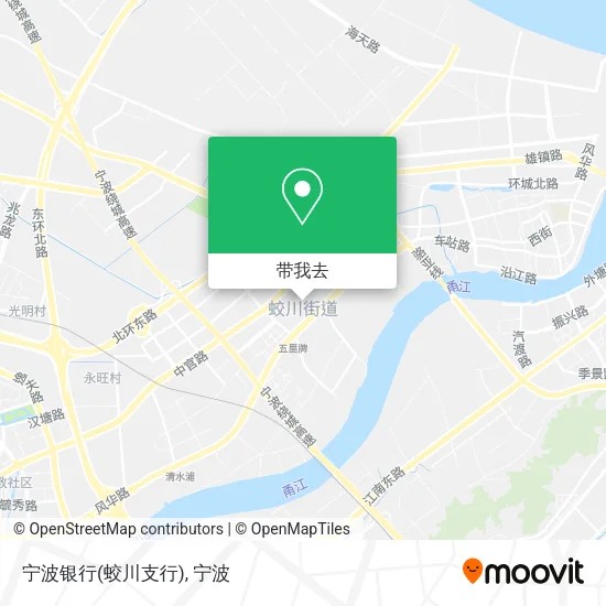 宁波银行(蛟川支行)地图