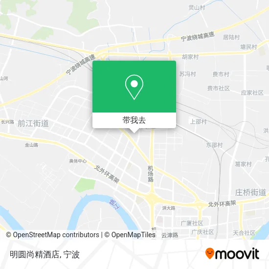 明圆尚精酒店地图