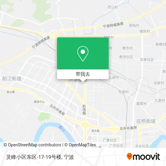 灵峰小区东区-17-19号楼地图