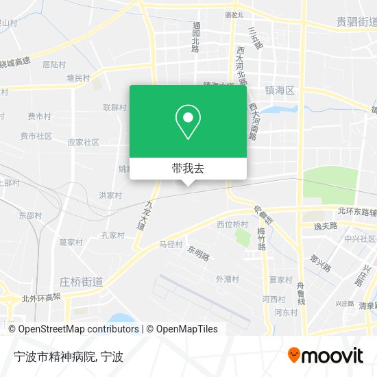 宁波市精神病院地图