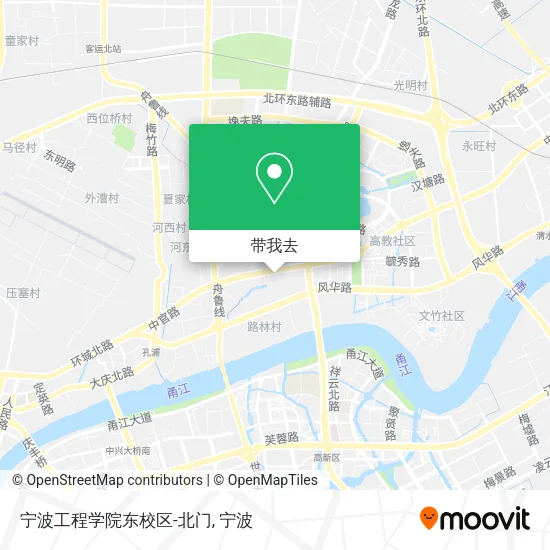 宁波工程学院东校区-北门地图