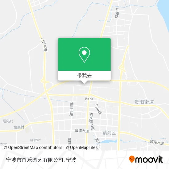 宁波市甬乐园艺有限公司地图