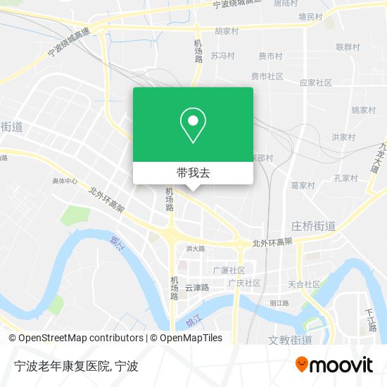 宁波老年康复医院地图