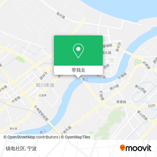 镇电社区地图