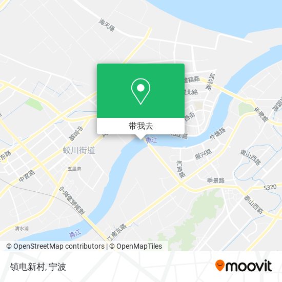 镇电新村地图