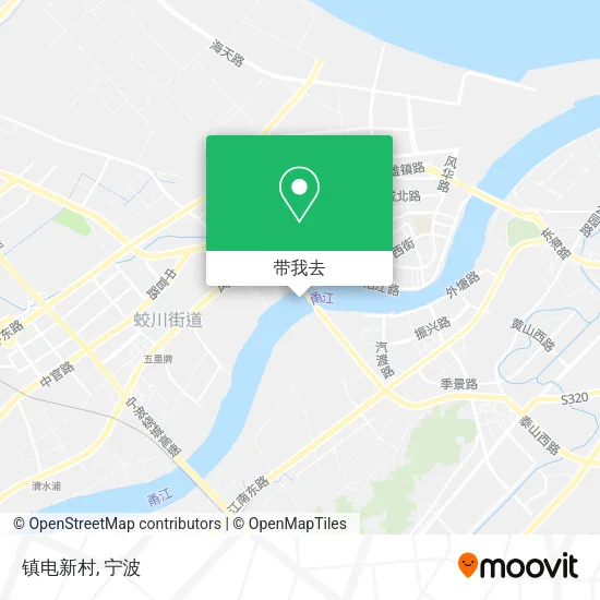 镇电新村地图