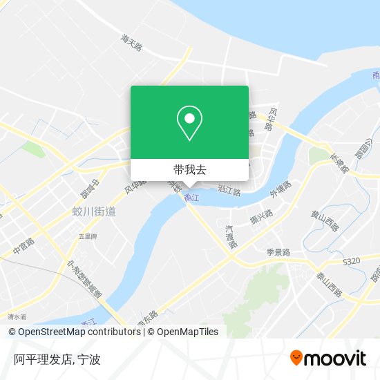 阿平理发店地图