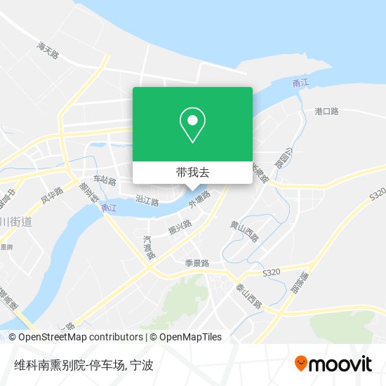 维科南熏别院-停车场地图