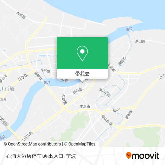 石浦大酒店停车场-出入口地图