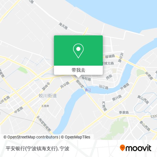 平安银行(宁波镇海支行)地图