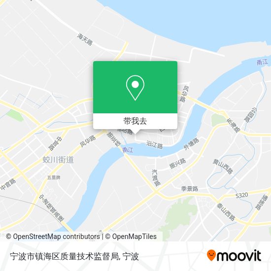 宁波市镇海区质量技术监督局地图