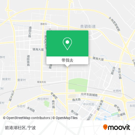 箭港湖社区地图