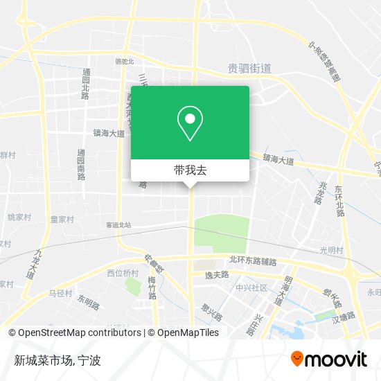 新城菜市场地图