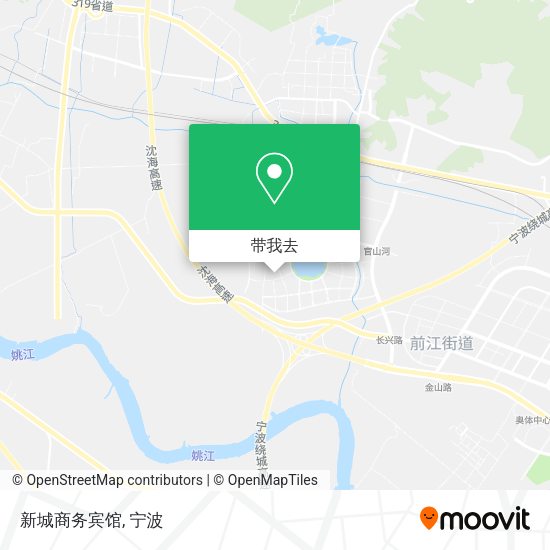 新城商务宾馆地图