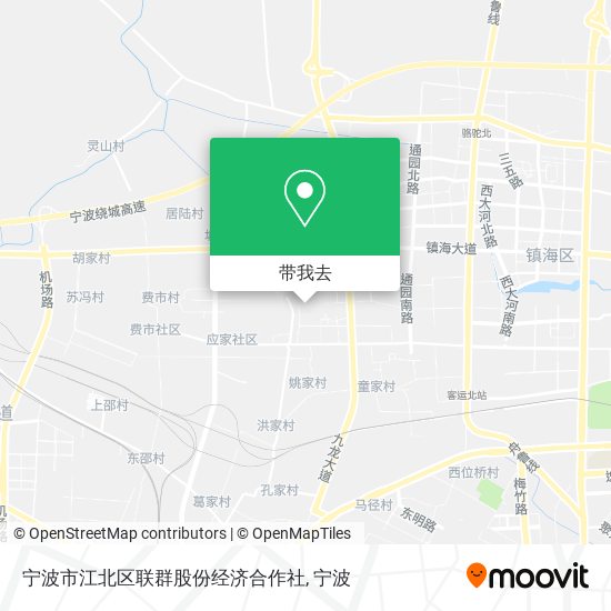 宁波市江北区联群股份经济合作社地图