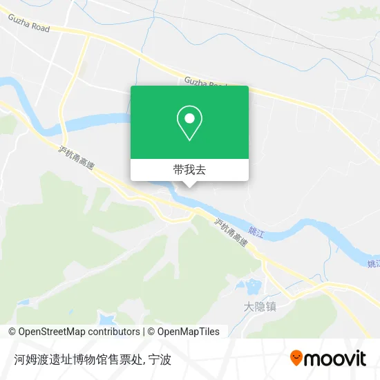 河姆渡遗址博物馆售票处地图