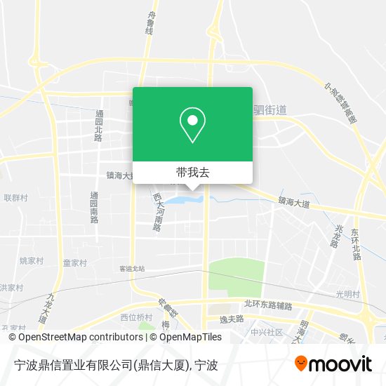 宁波鼎信置业有限公司(鼎信大厦)地图