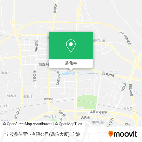 宁波鼎信置业有限公司(鼎信大厦)地图