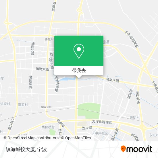镇海城投大厦地图