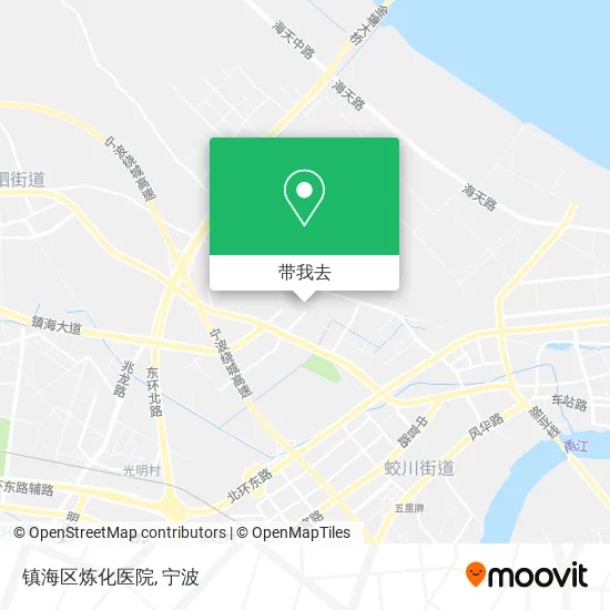 镇海区炼化医院地图