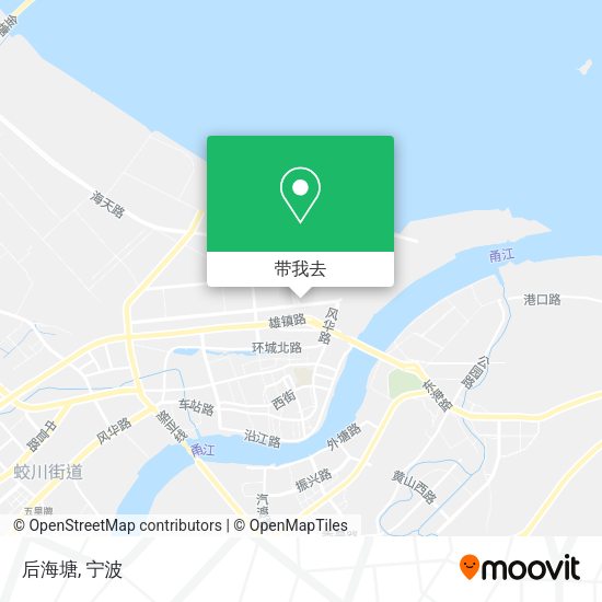 后海塘地图