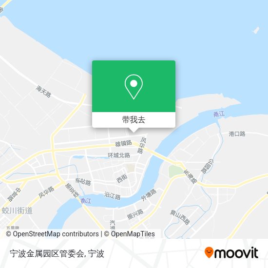 宁波金属园区管委会地图