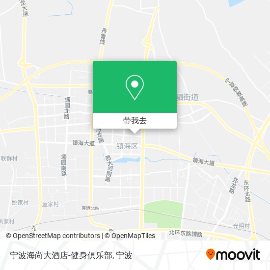 宁波海尚大酒店-健身俱乐部地图