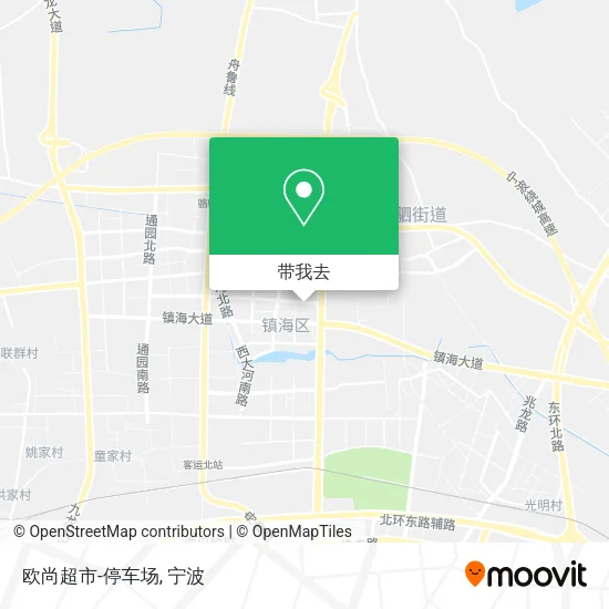 欧尚超市-停车场地图