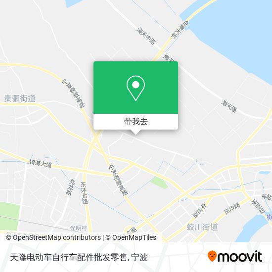 天隆电动车自行车配件批发零售地图