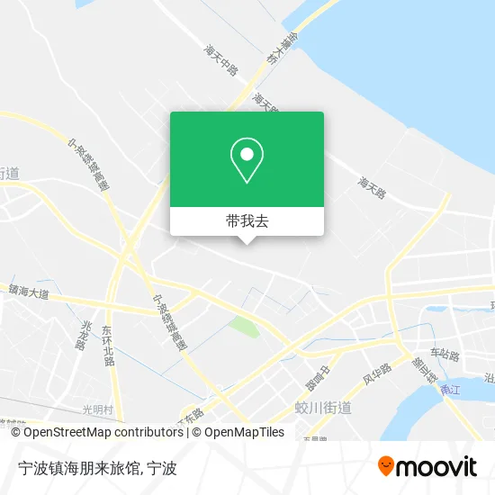 宁波镇海朋来旅馆地图