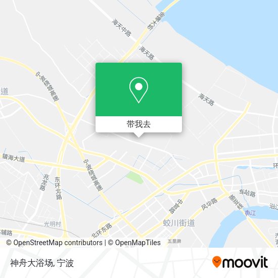 神舟大浴场地图