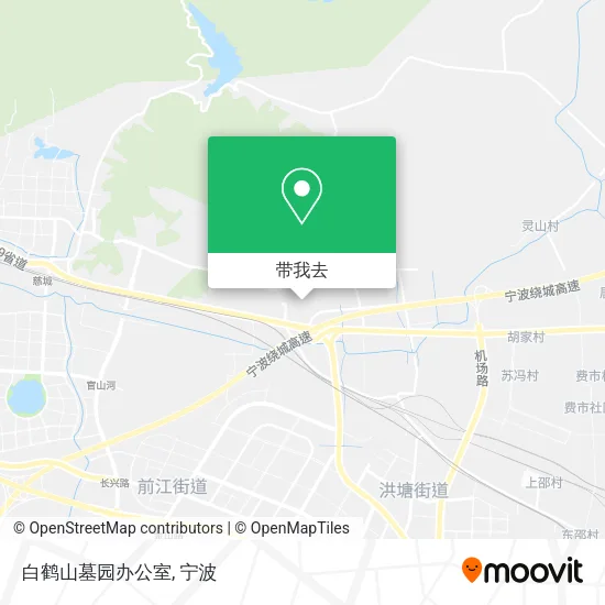 白鹤山墓园办公室地图