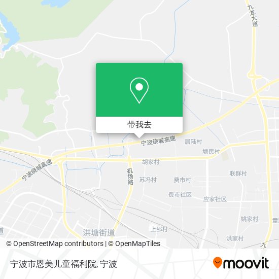 宁波市恩美儿童福利院地图