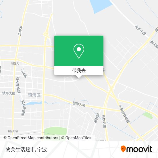 物美生活超市地图