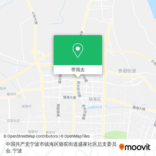 中国共产党宁波市镇海区骆驼街道盛家社区总支委员会地图