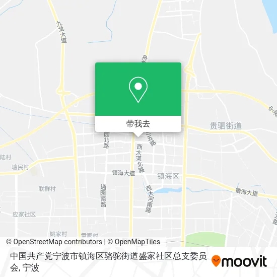中国共产党宁波市镇海区骆驼街道盛家社区总支委员会地图
