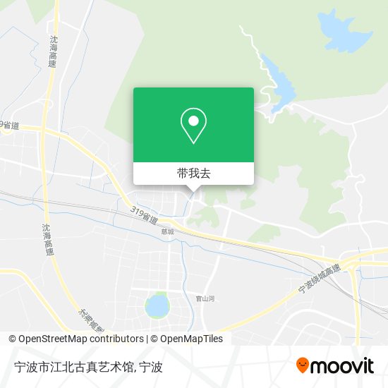 宁波市江北古真艺术馆地图