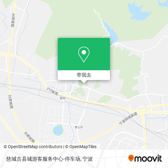 慈城古县城游客服务中心-停车场地图
