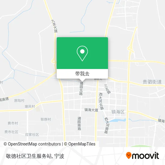 敬德社区卫生服务站地图