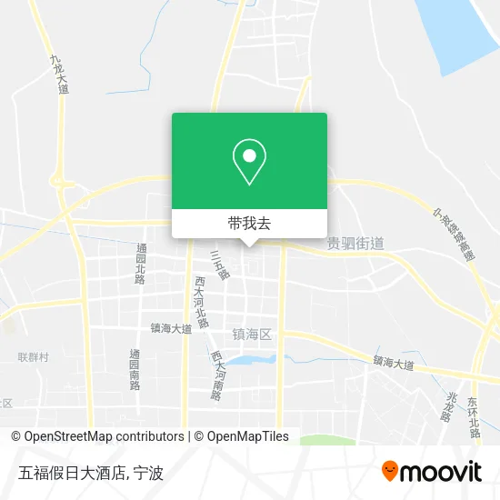 五福假日大酒店地图