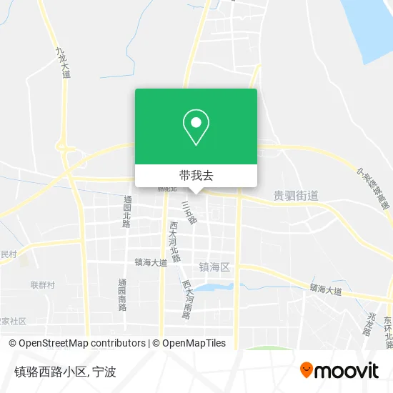 镇骆西路小区地图