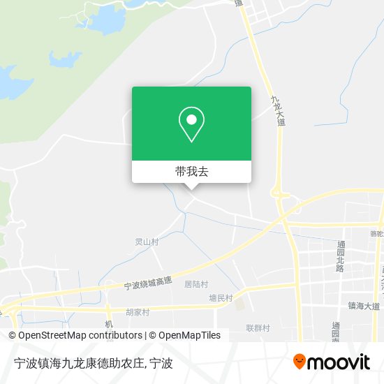宁波镇海九龙康德助农庄地图