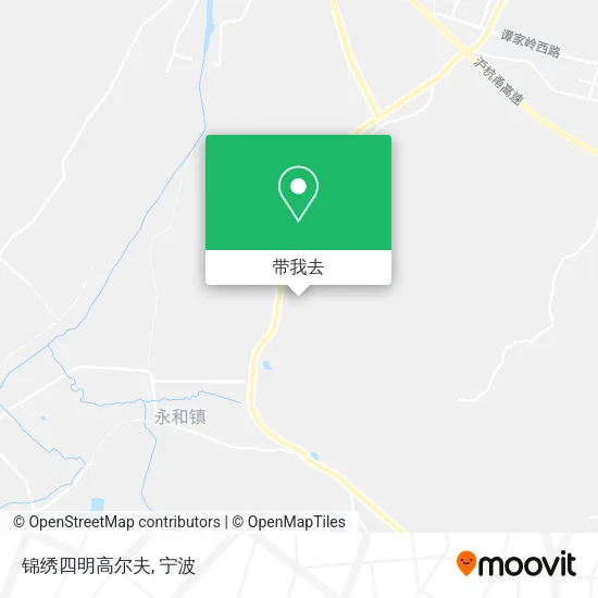 锦绣四明高尔夫地图