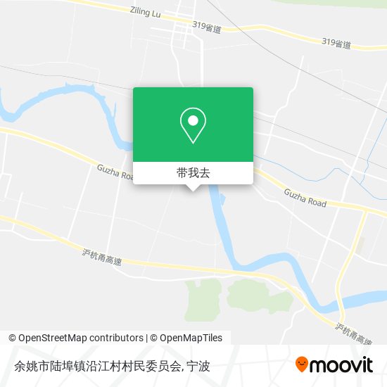 余姚市陆埠镇沿江村村民委员会地图