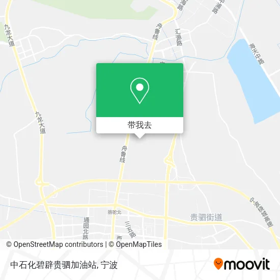 中石化碧辟贵驷加油站地图