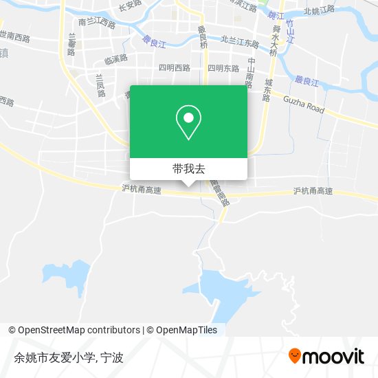 余姚市友爱小学地图