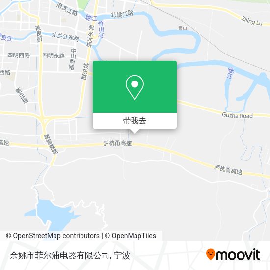 余姚市菲尔浦电器有限公司地图