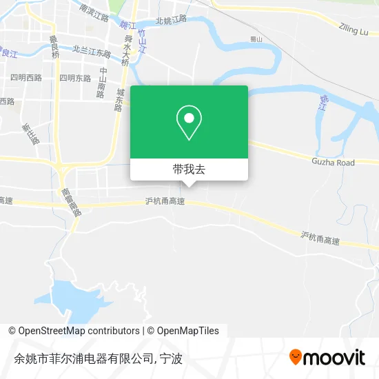 余姚市菲尔浦电器有限公司地图