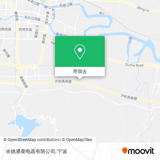 余姚通泰电器有限公司地图